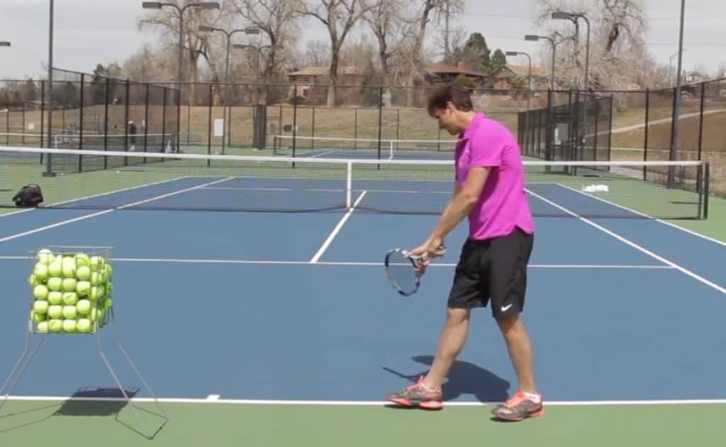 Kick Serve I The Best Tennis Serve Stance - Tennis Evolution