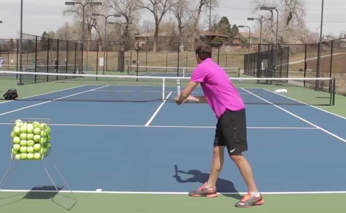 Kick Serve I The Best Tennis Serve Stance - Tennis Evolution